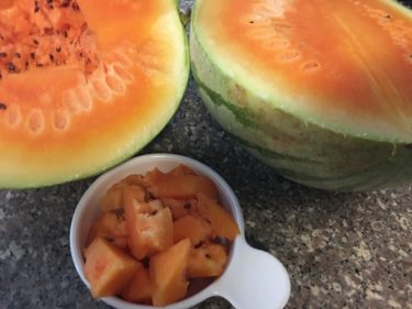 orange watermelon